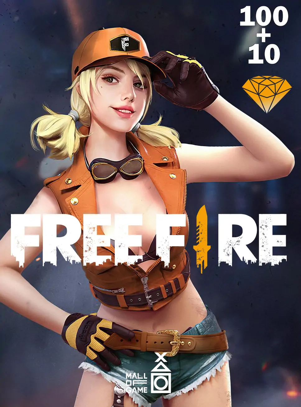 Free Fire 100 + 10 Diamonds
